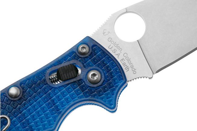 Obraz dla Nóż Spyderco Manix 2 Translucent Blue PE C101PBL2