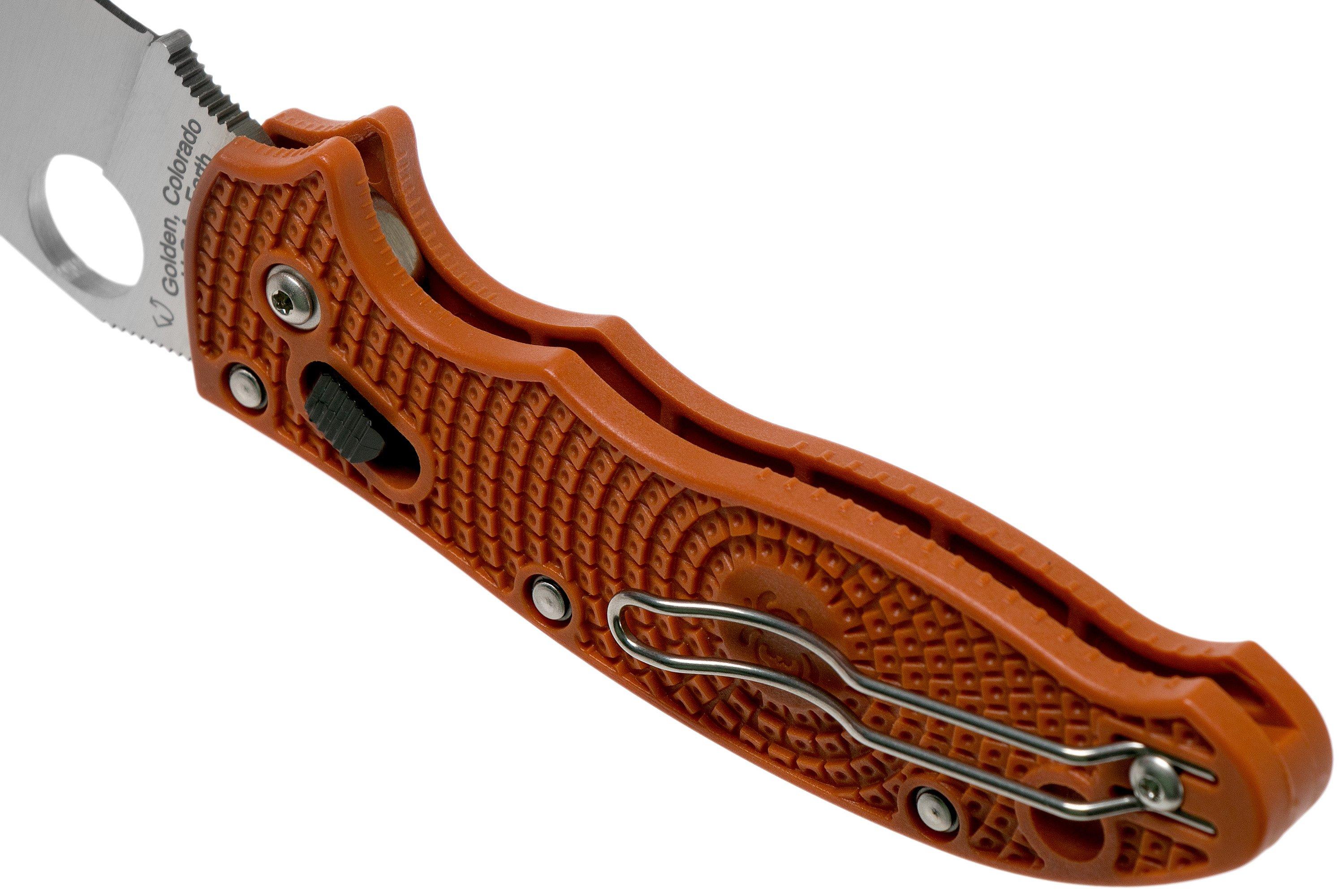 コンプREX 05 New Spyderco /Manix 2 /FRN White /Rex 45 DLC /C101PWHBK2