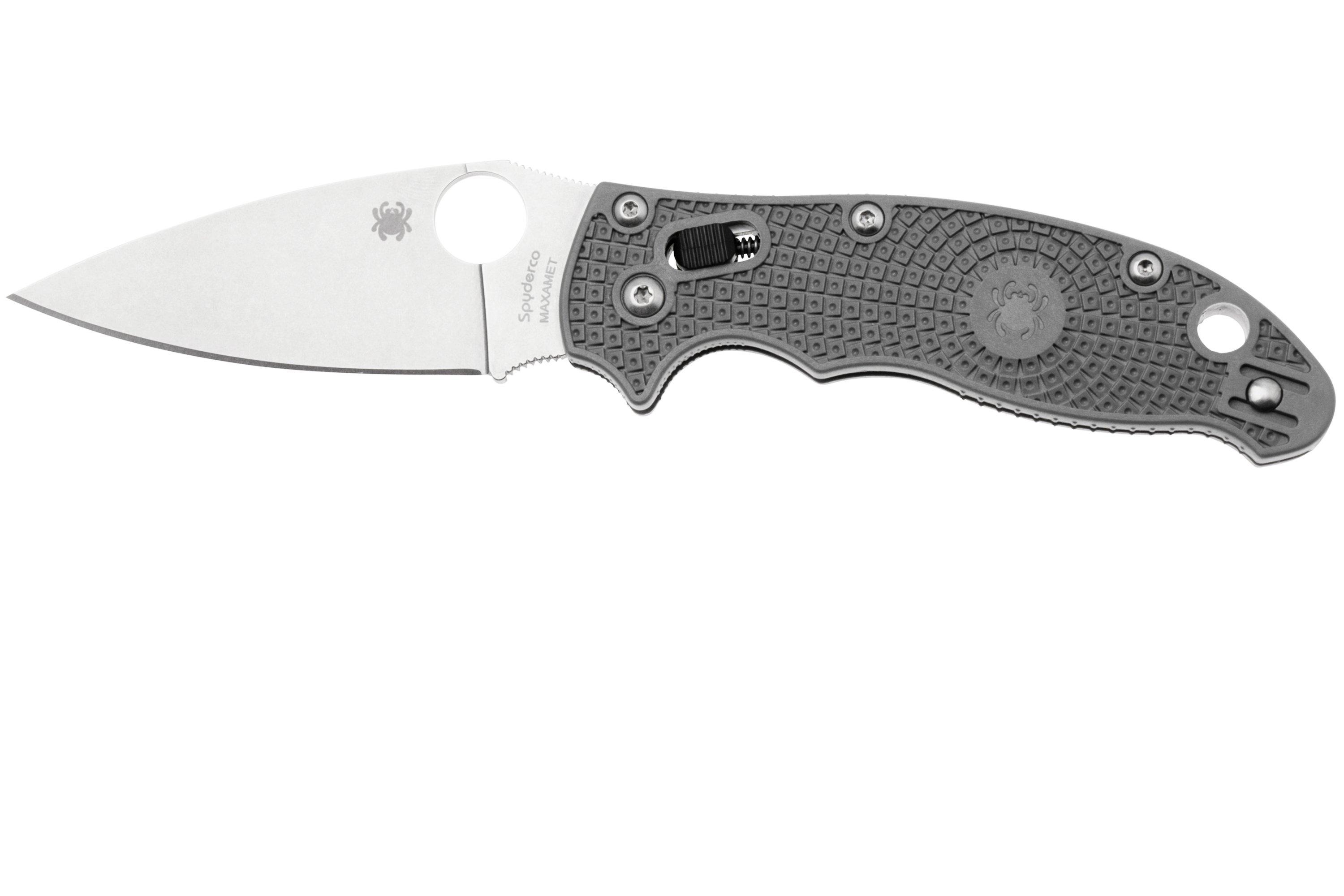 Spyderco Manix 2 Lightweight Maxamet Grey C101PGY2 pocket knife