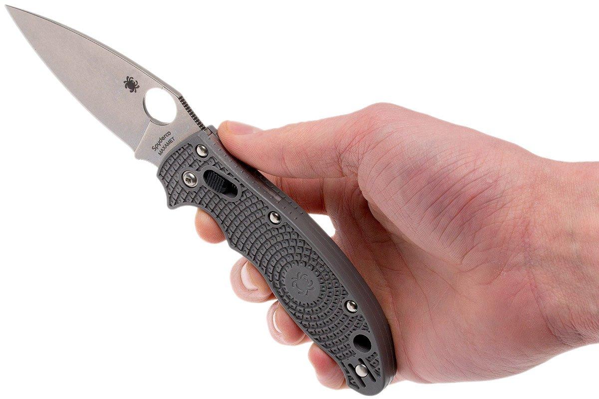 Spyderco Manix 2 Lightweight Maxamet Grey C101PGY2 pocket knife