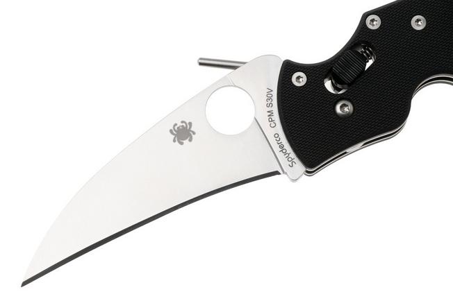 Afbeelding voor Spyderco P´Kal C103GP, Satin CPM S30V, Black G10 zakmes, Craig Douglas design