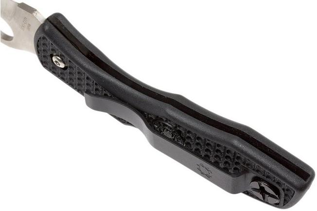 Image for Spyderco Tasman Salt H1 black, plain edge C106PBK pocket knife