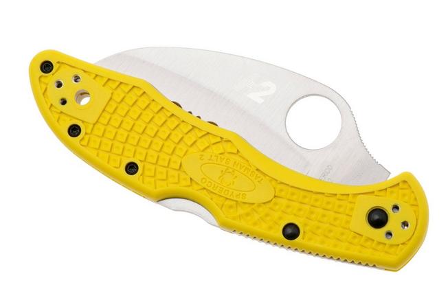 Image pour Spyderco Tasman Salt 2 C106SYL2 couteau de poche, jaune