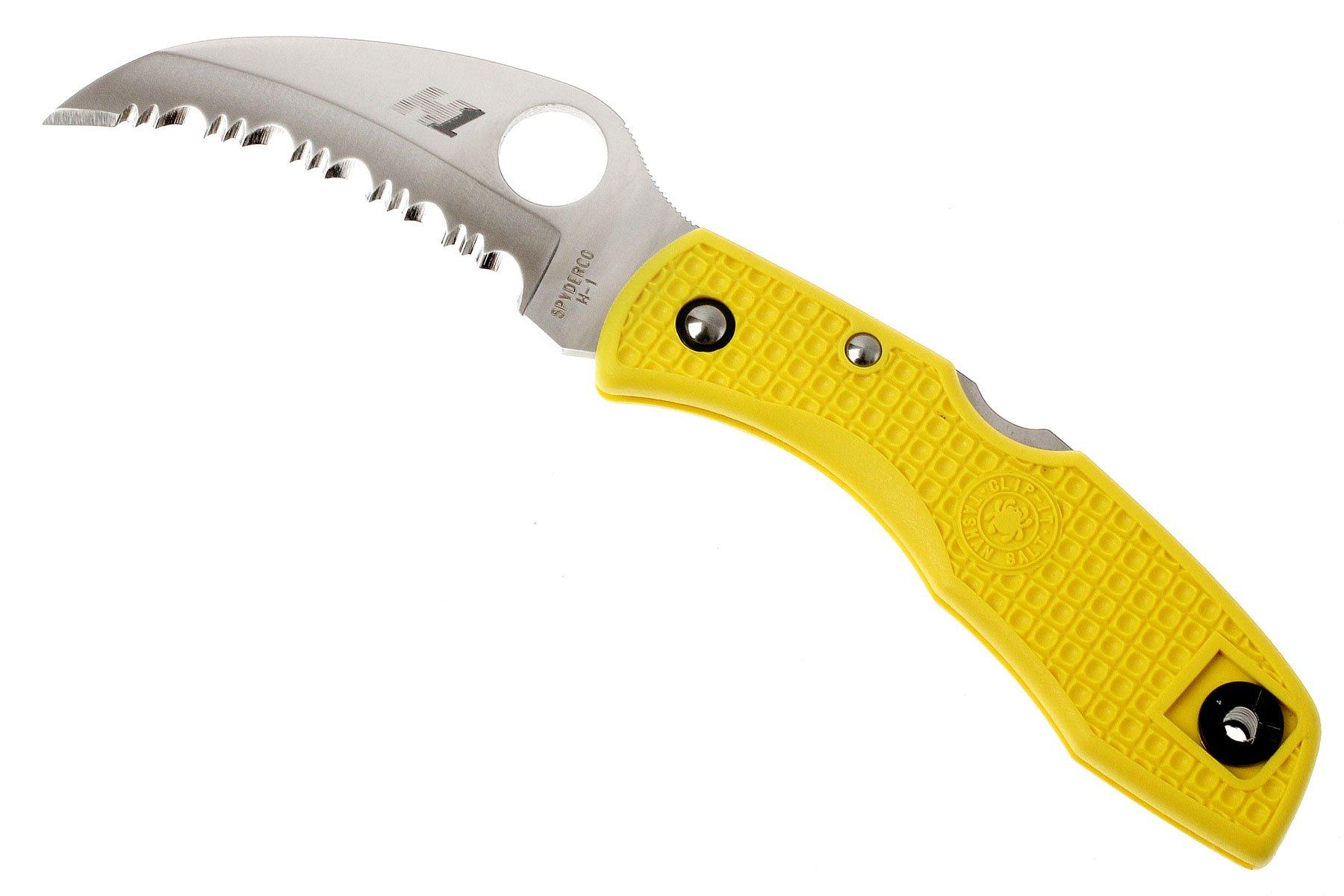 Spyderco -Tasman Salt Yellow | Advantageously shopping at ...