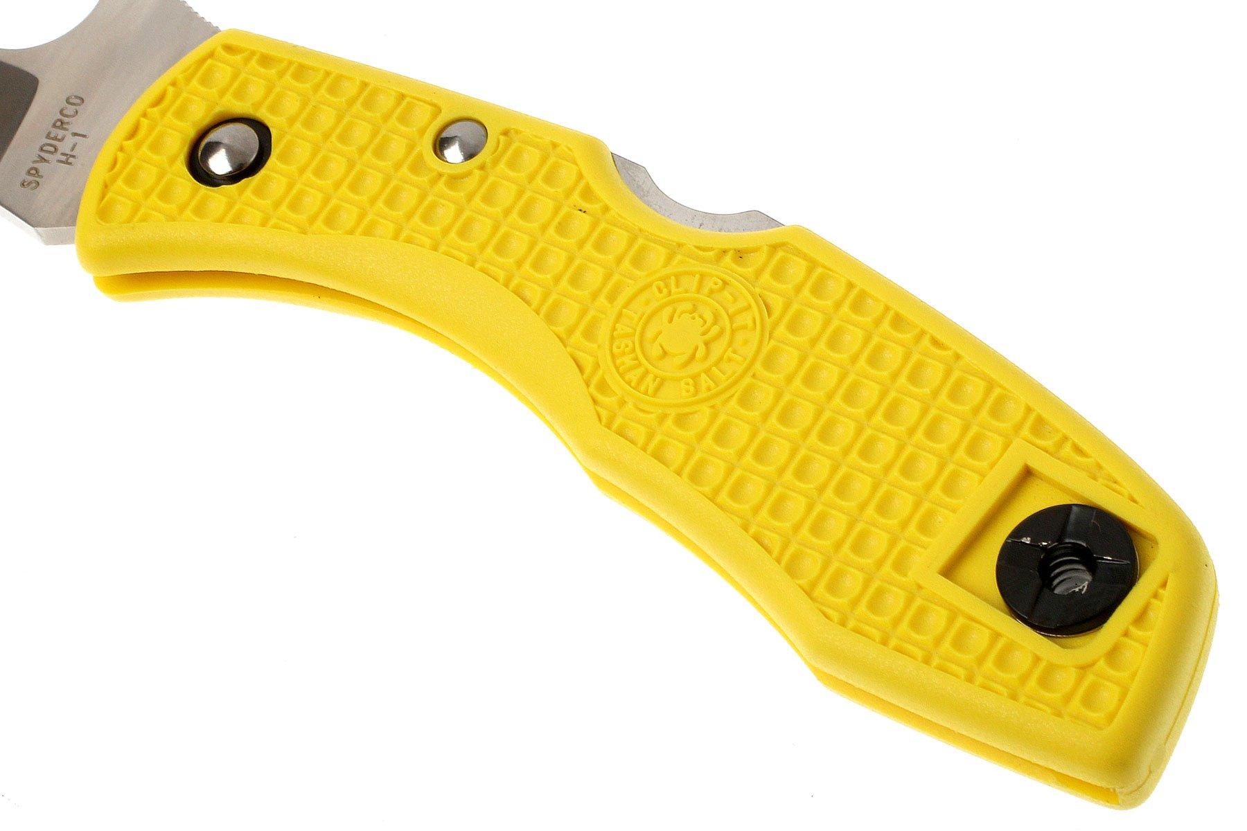 Spyderco -Tasman Salt Yellow | Advantageously shopping at ...