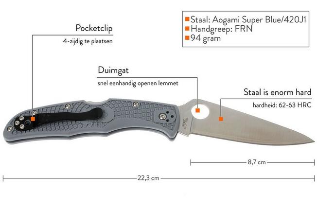 Image for Spyderco C10FPGYE Endura Super Blue