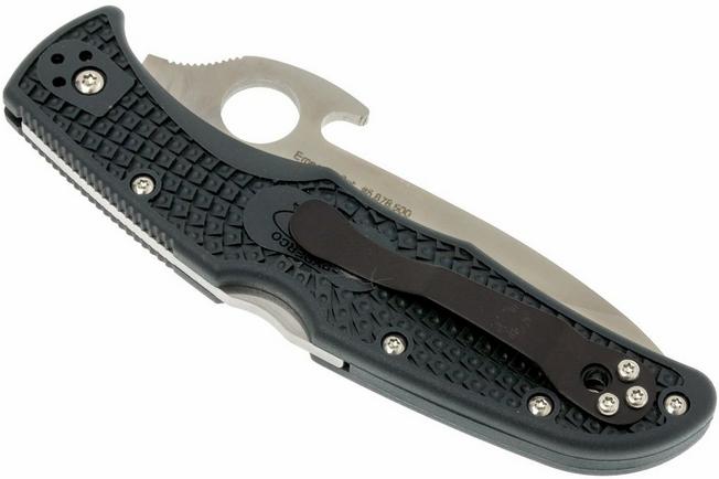 Spyderco, Endura 4, Plain Edge, Wave Hook Blade, Folding Knife