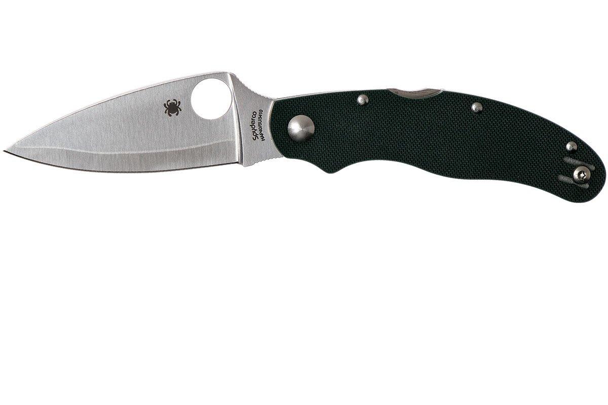 Spyderco Caly 3 HAP40 C113GPGR Sprint Run pocket knife | Advantageously ...