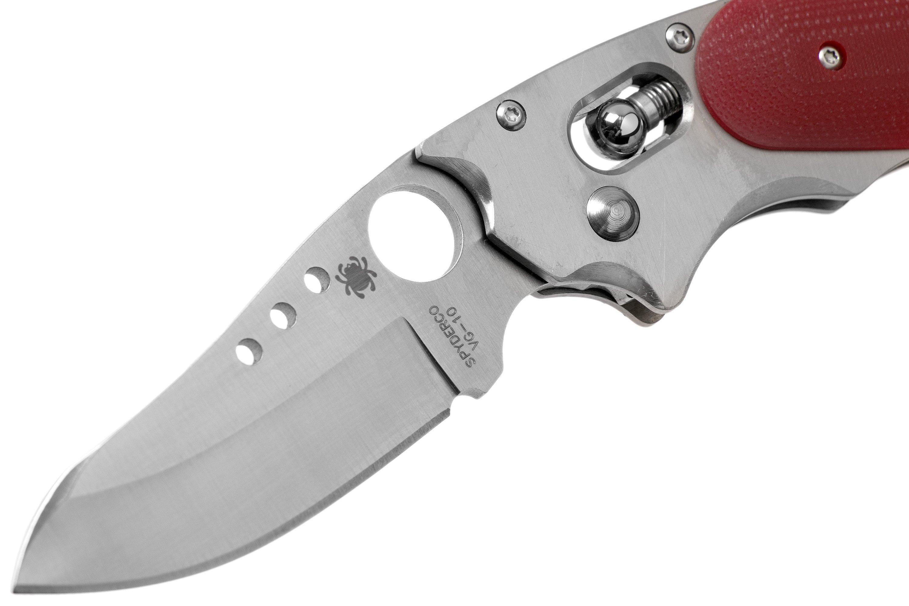 Spyderco Viele Phoenix C114GRD Sprint Run navaja, Howard Viele design