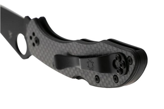 Bild für Spyderco Delica 4 Black TiCN CPM CruWear C11CFPBK Carbon Fiber, Sprint Run Taschenmesser