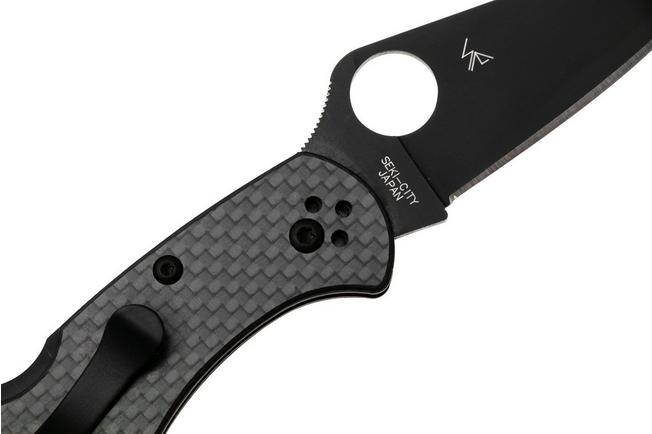 Bild für Spyderco Delica 4 Black TiCN CPM CruWear C11CFPBK Carbon Fiber, Sprint Run Taschenmesser