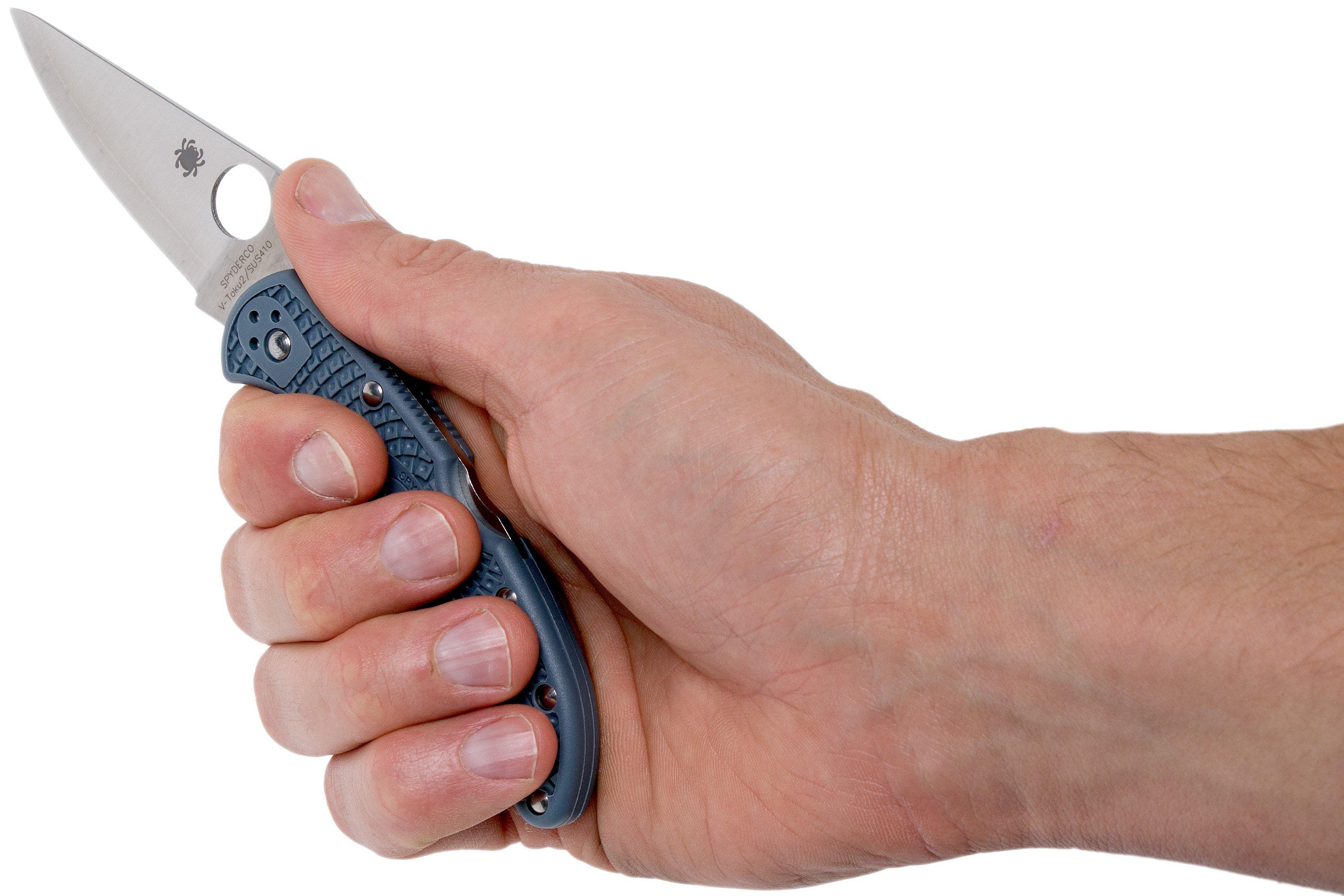 Spyderco Delica 4 C11FPBLE VToku2 SUS410 Sprint Run pocket knife Advantageously shopping at