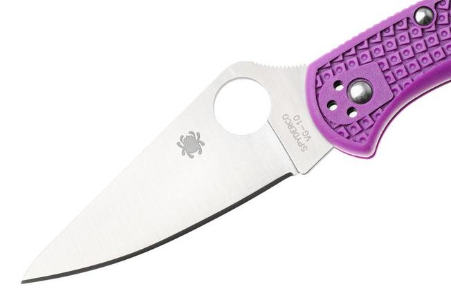 Afbeelding voor Spyderco Delica 4 Purple C11FPPR zakmes