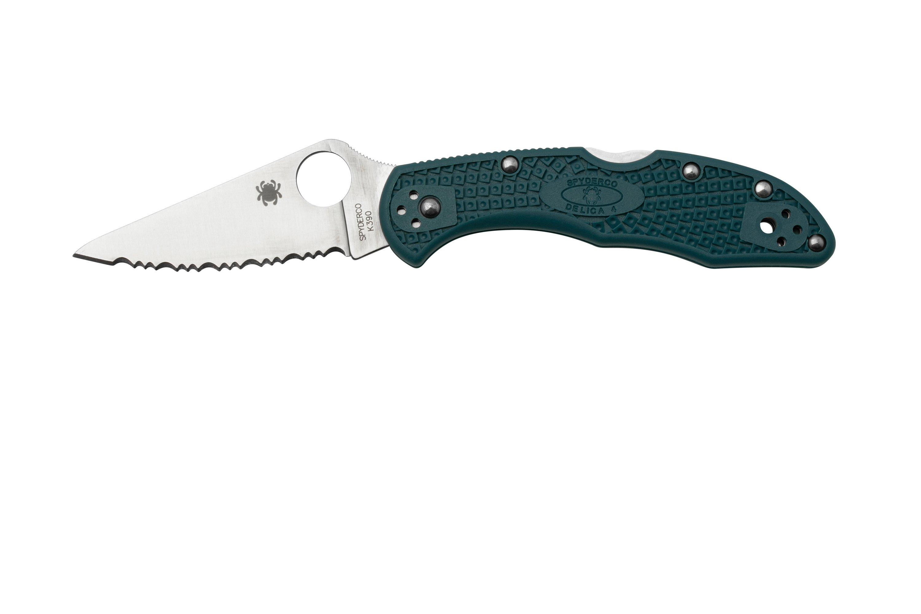 Spyderco Delica 4 K390 C11FSK390 serrated pocket knife Advantageously shopping at