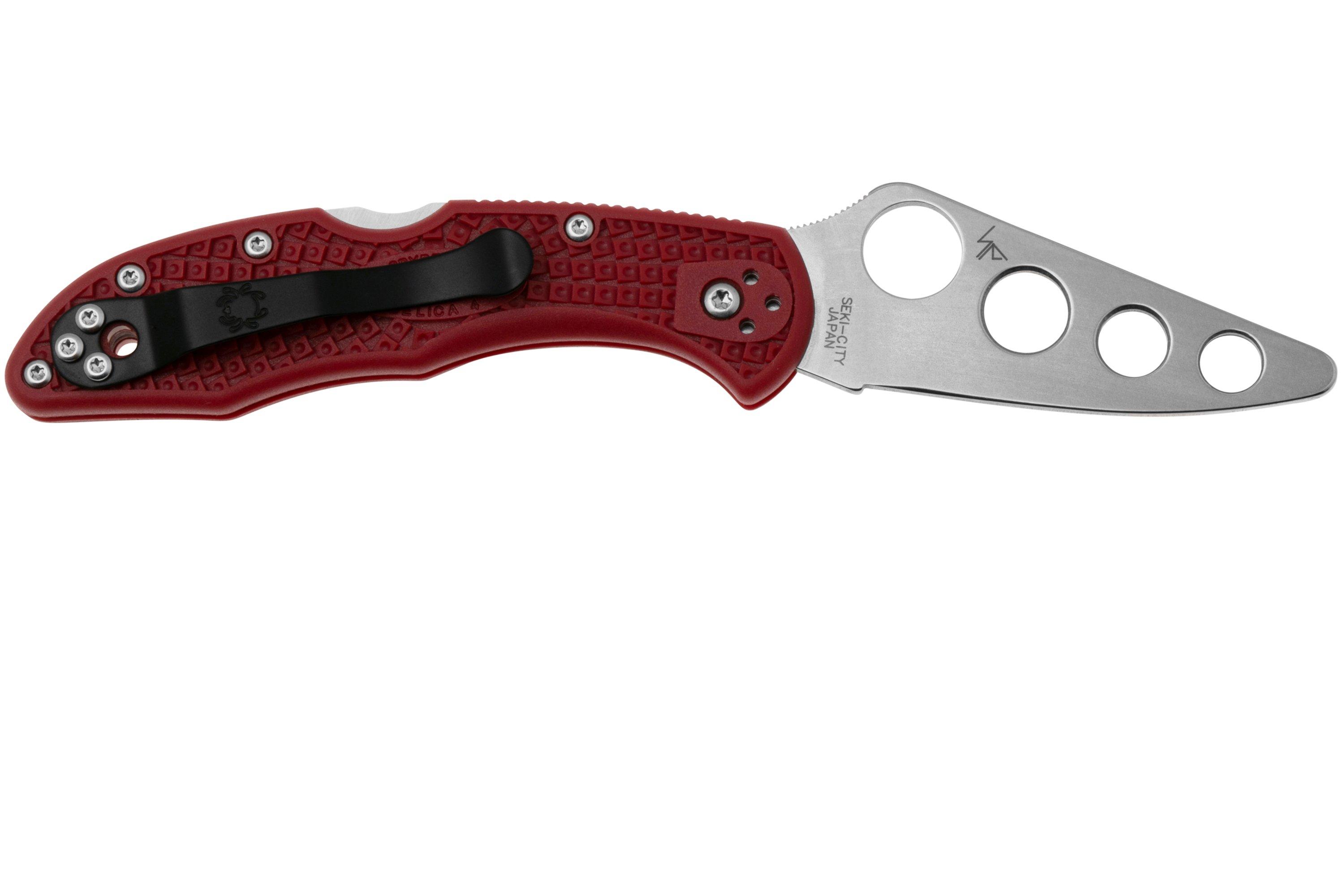 Spyderco Delica 4 Trainer C11TR Red FRN | Advantageously