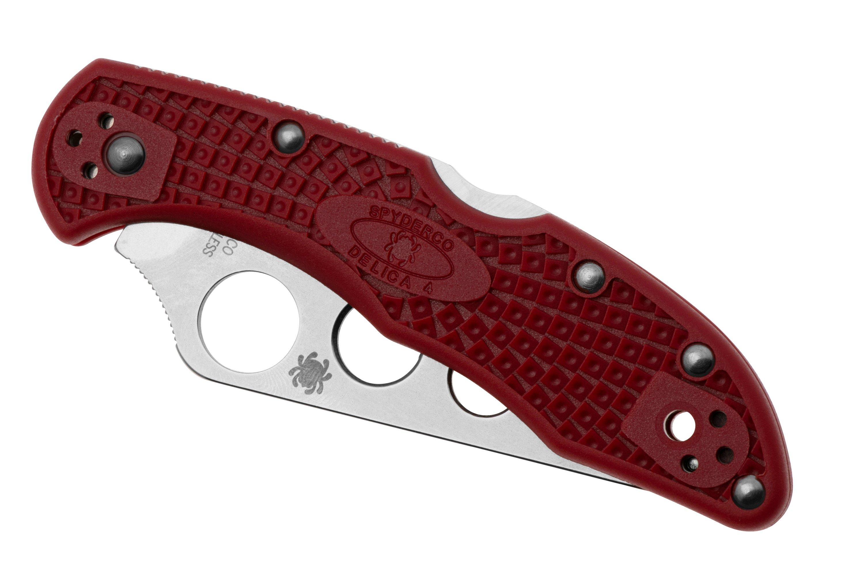 Spyderco Delica 4 Trainer C11TR Red FRN | Advantageously