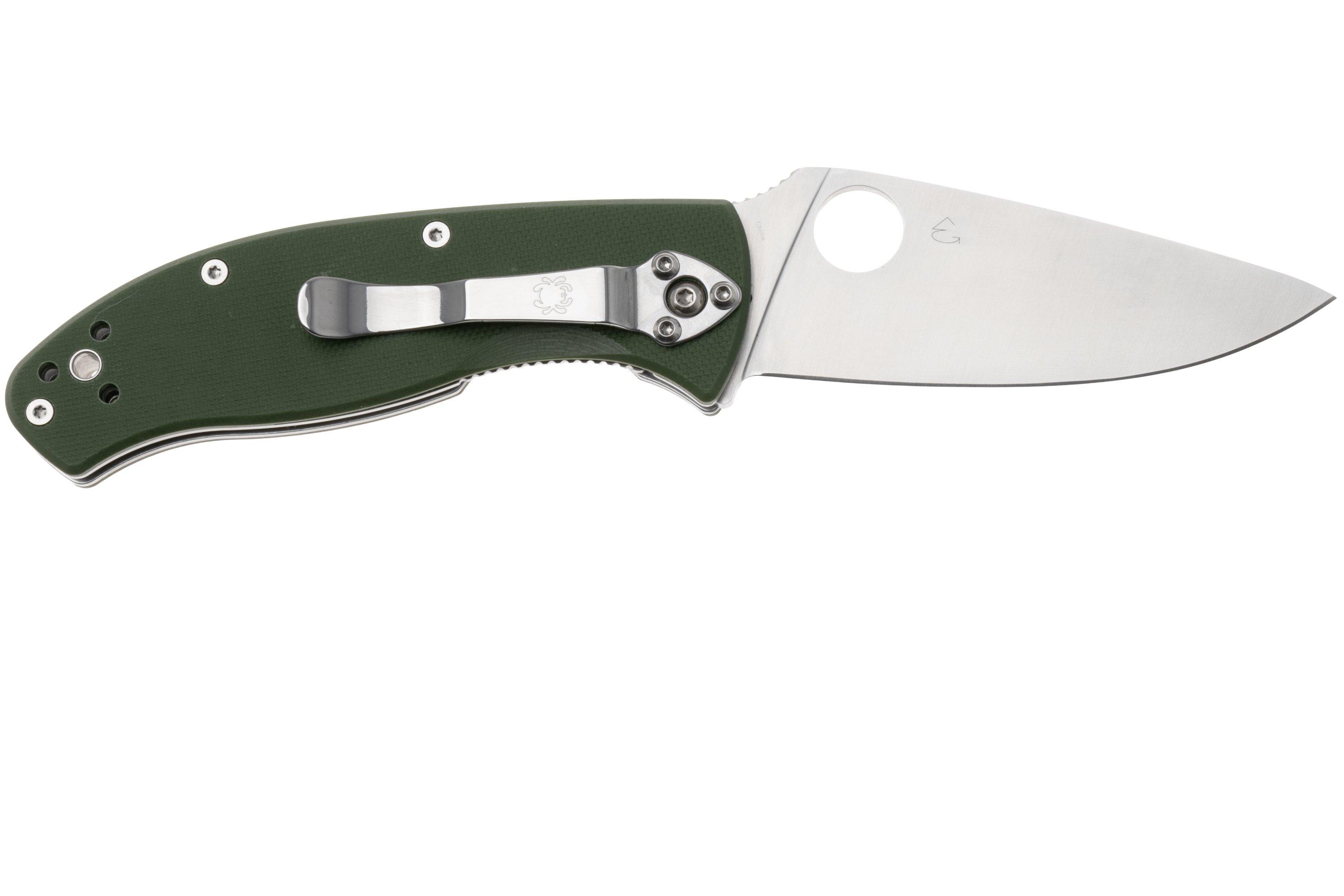 Spyderco Tenacious Green C122GPGR pocket knife Advantageously