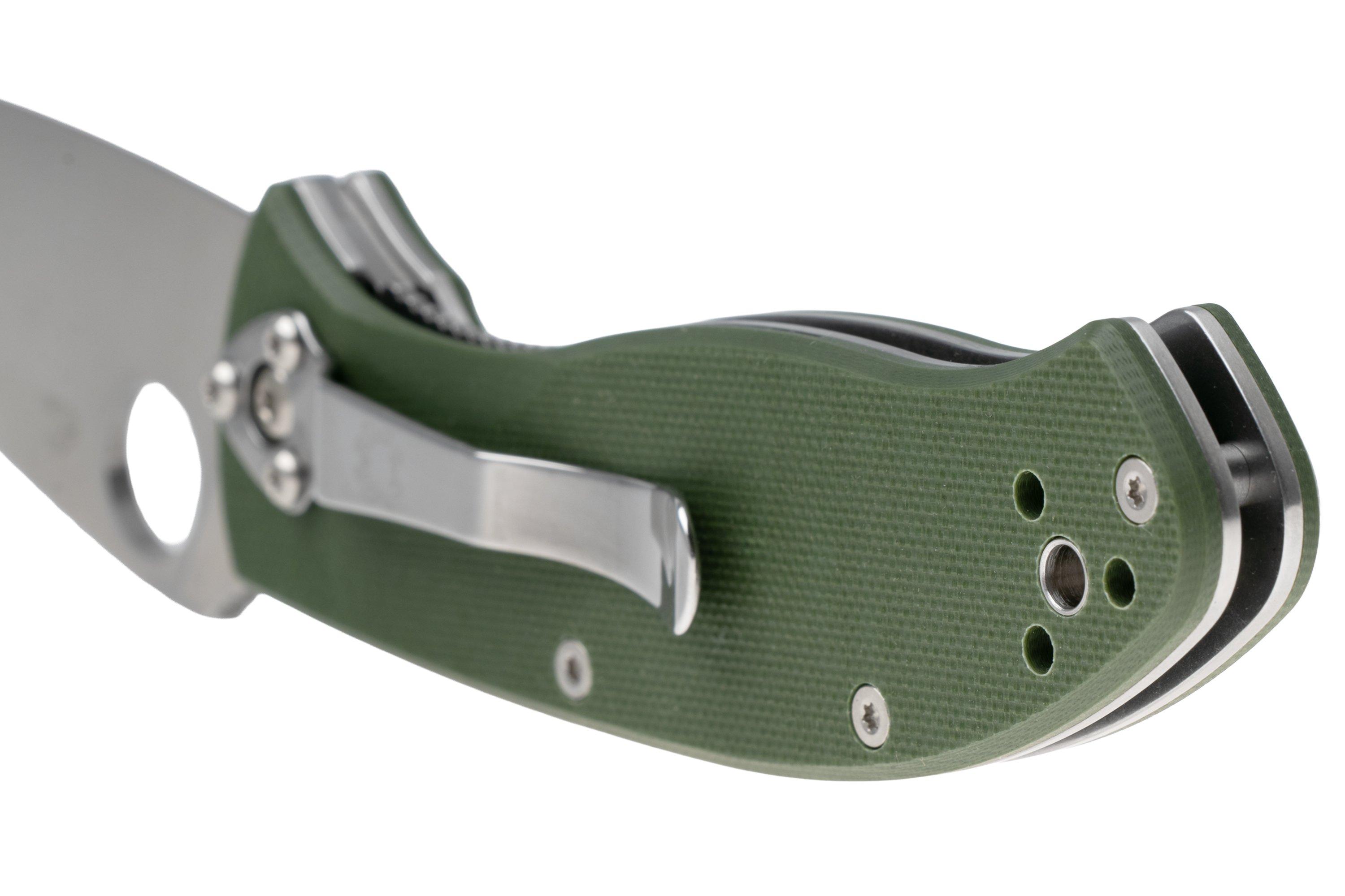 Spyderco Tenacious Green C122GPGR pocket knife Advantageously