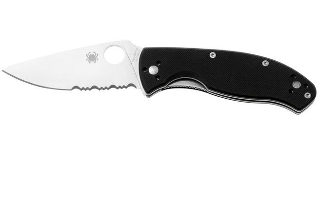 Image pour  Spyderco Tenacious C122GPS partly serrated couteau de poche