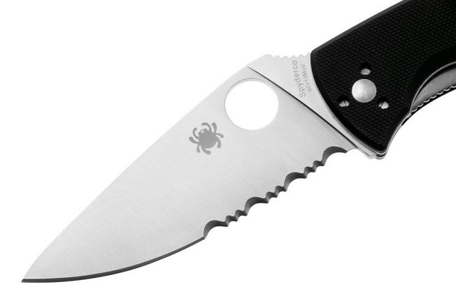 Image pour  Spyderco Tenacious C122GPS partly serrated couteau de poche