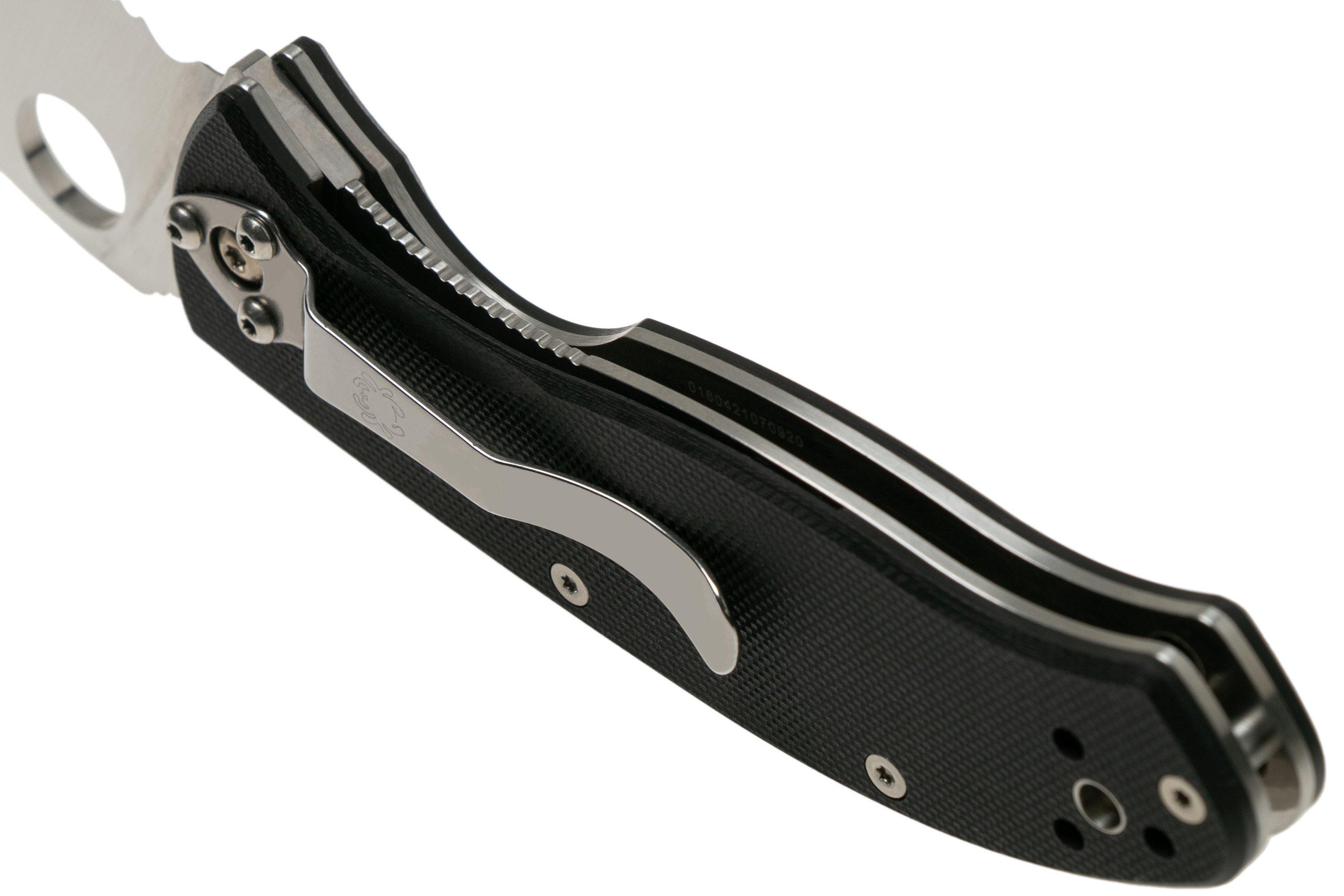 Spyderco Tenacious C122GS serrated pocket knife Advantageously