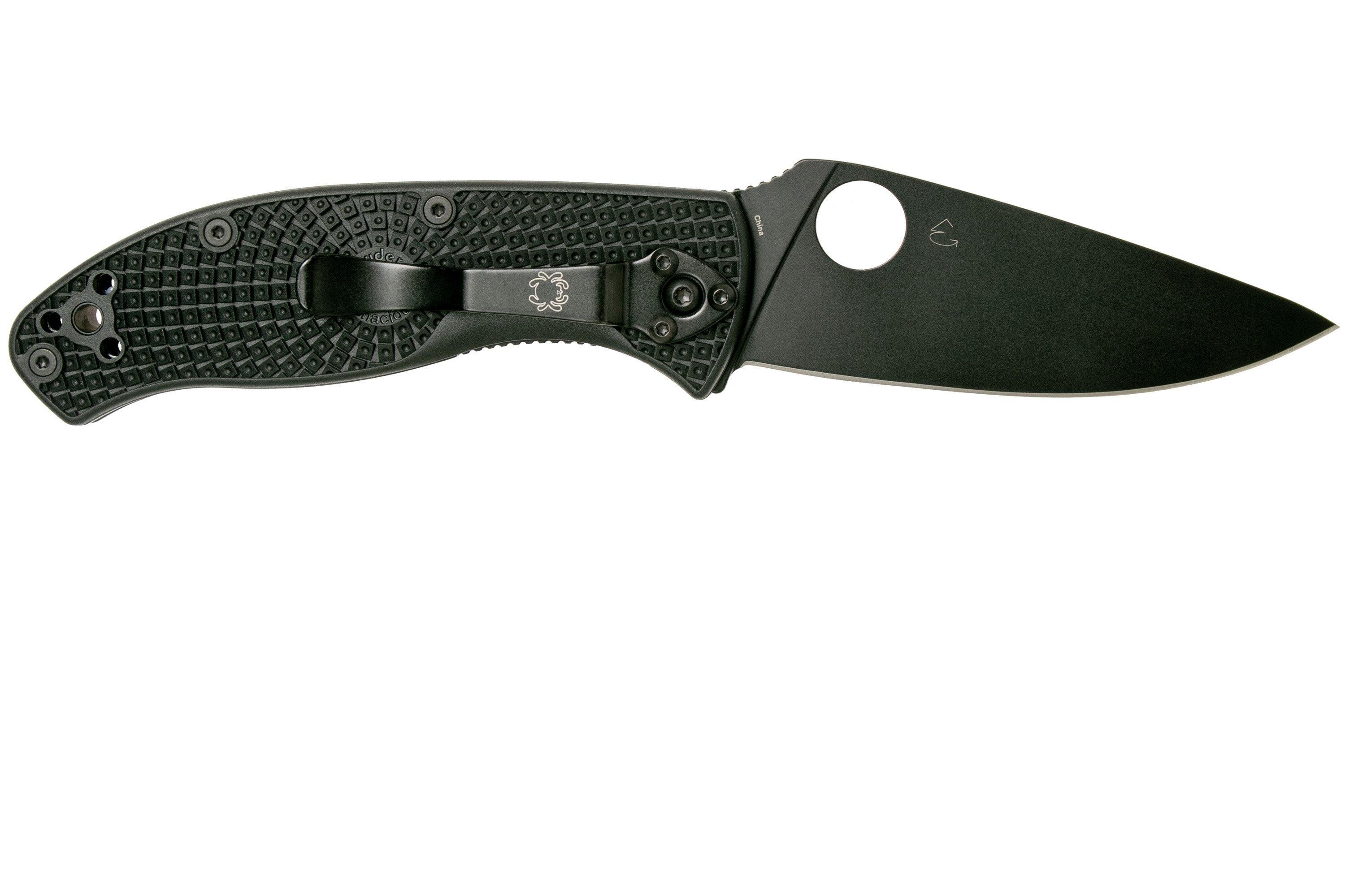 Spyderco Tenacious Lightweight C122PBBK FRN Taschenmesser, schwarz ...
