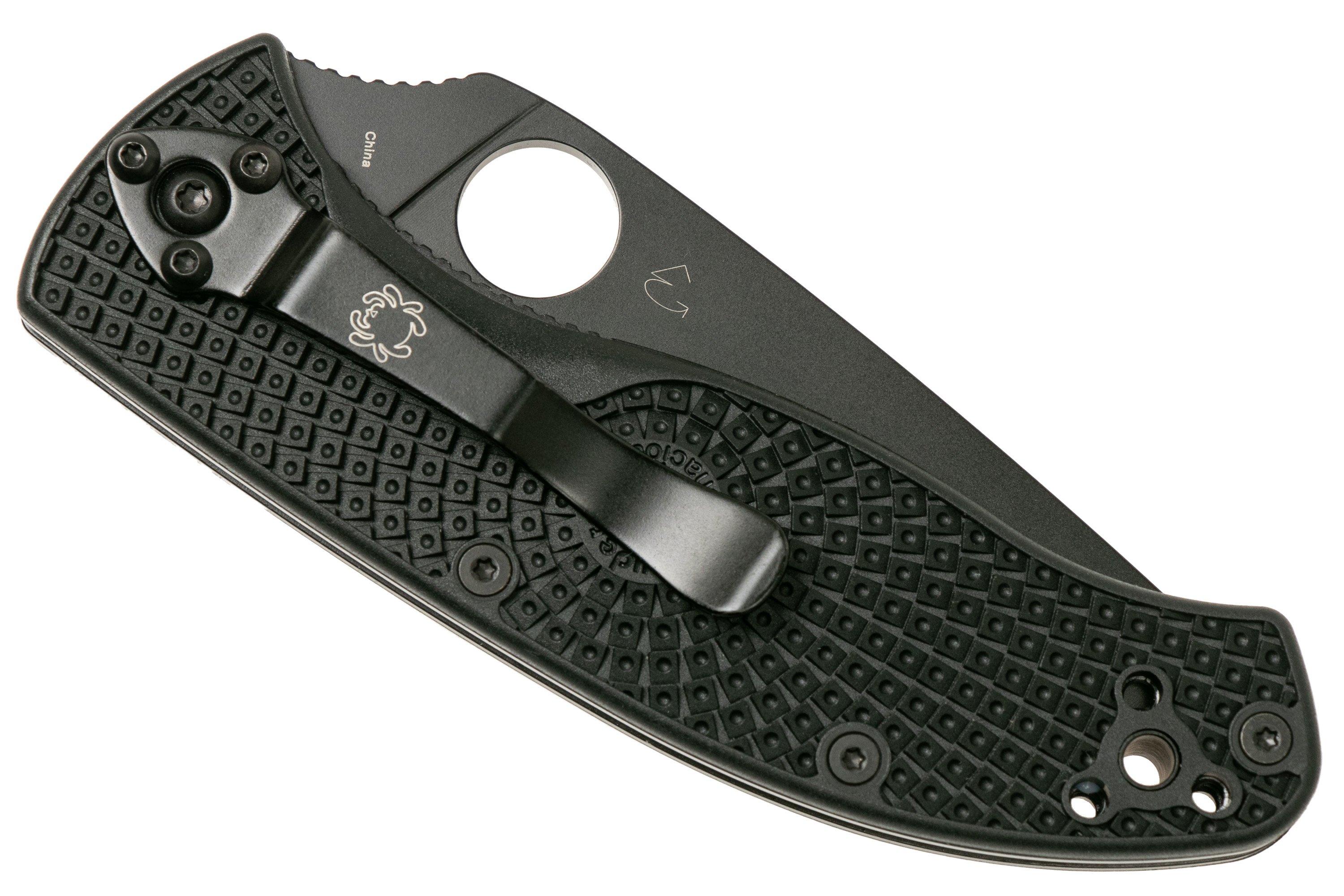 Spyderco Tenacious Lightweight C122PBBK FRN Taschenmesser, schwarz ...