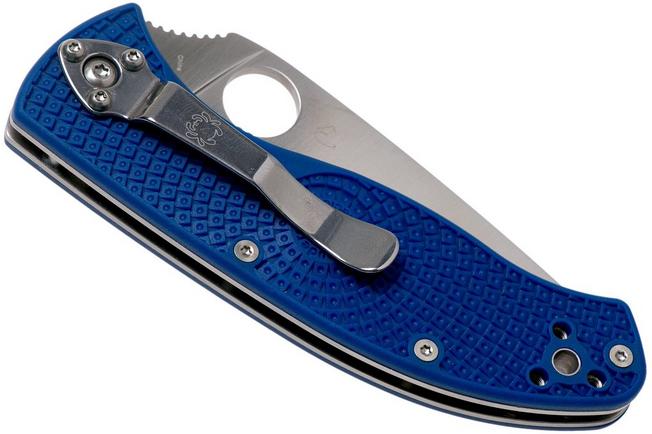 Spyderco Hunting Knives Persistence Lightweight C136PBL Dark Blue S35VN  Pocket Knife Navaja : : Deportes y Aire Libre