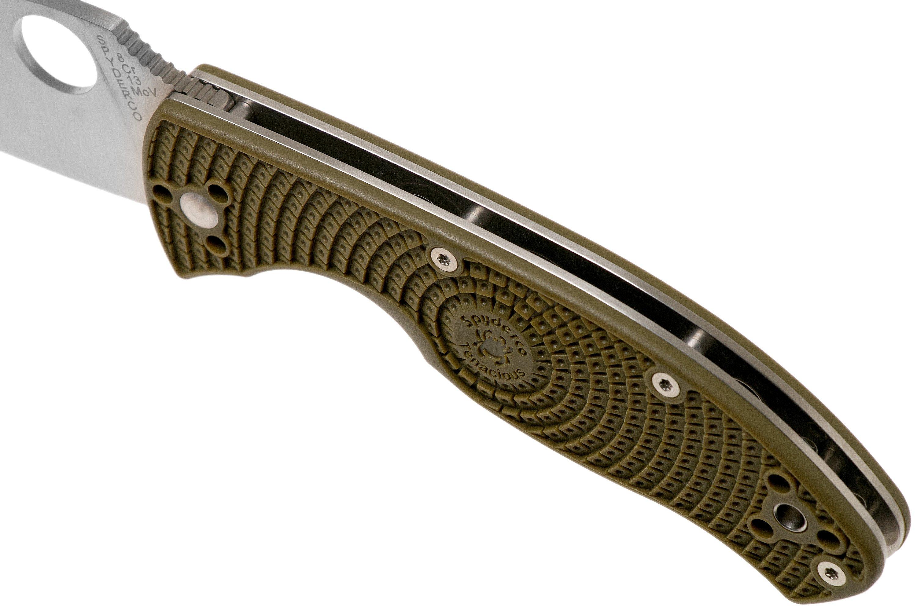 Spyderco Tenacious Lightweight C122POD FRN Taschenmesser, OD grün ...