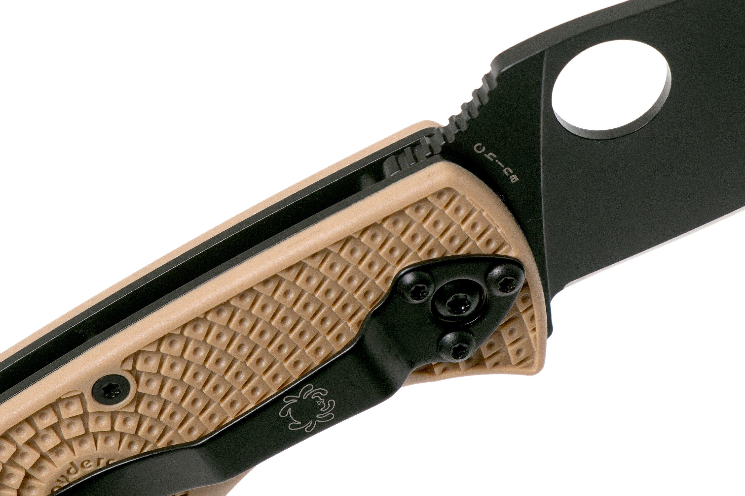 Spyderco Tenacious Lightweight C122PTNBK FRN Taschenmesser, tan/schwarz ...