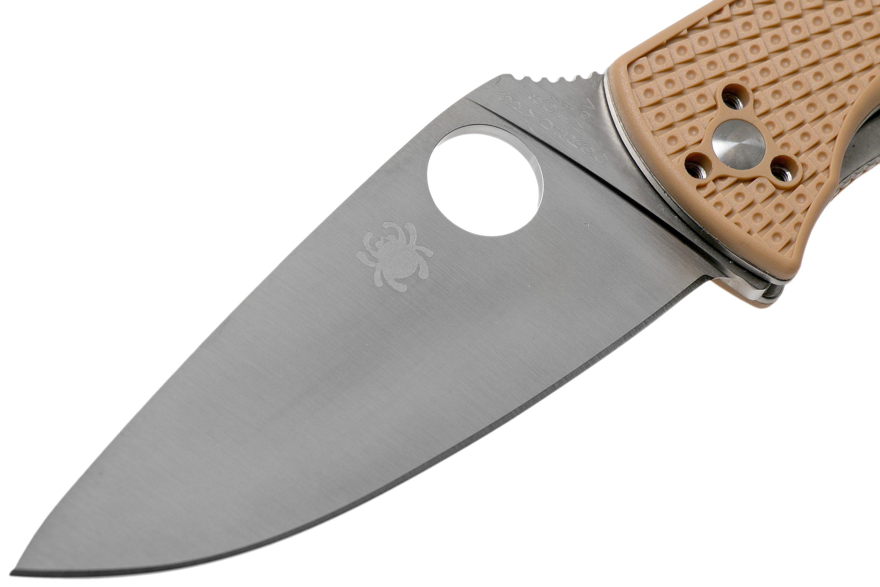 Spyderco Tenacious Lightweight C122PTN FRN Taschenmesser, tan ...