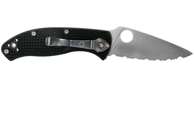 NAVAJA SPYDERCO RESILIENCE COLORES NEGRA TALLAS 108 MM - Tienda de Pesca -  Pescamar