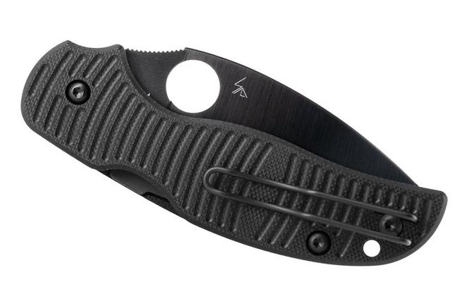 Afbeelding voor Spyderco Sage 5 Salt Black TiCN MagnaCut C123GPBKMCBK Black G10 zakmes