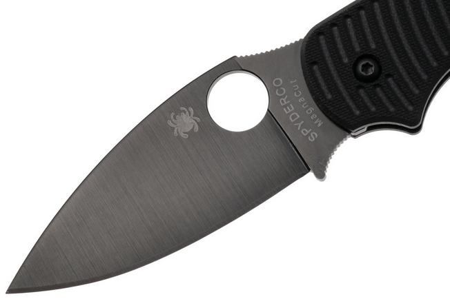 Afbeelding voor Spyderco Sage 5 Salt Black TiCN MagnaCut C123GPBKMCBK Black G10 zakmes
