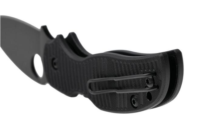 Afbeelding voor Spyderco Sage 5 Salt Black TiCN MagnaCut C123GPBKMCBK Black G10 zakmes
