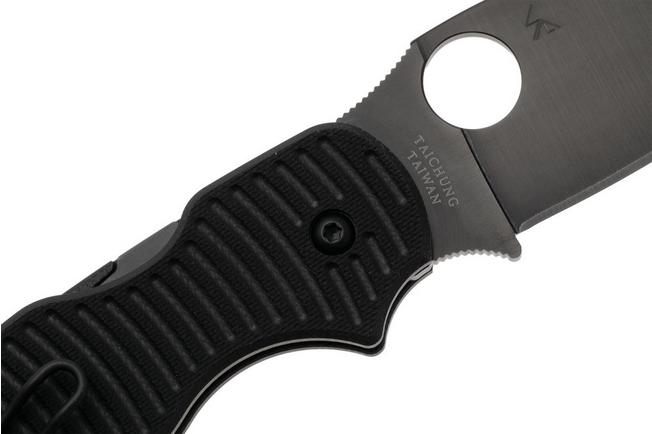 Afbeelding voor Spyderco Sage 5 Salt Black TiCN MagnaCut C123GPBKMCBK Black G10 zakmes