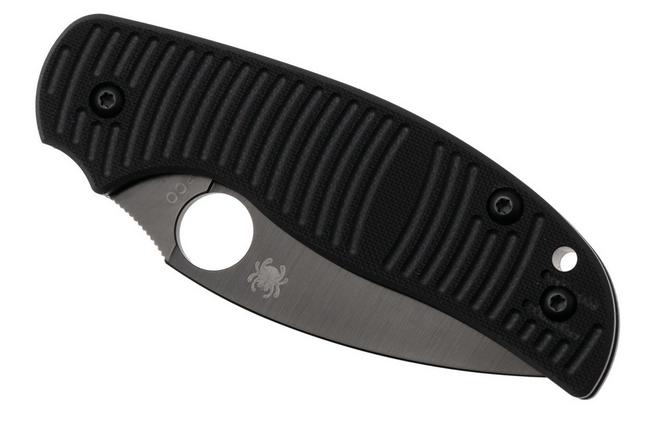 Afbeelding voor Spyderco Sage 5 Salt Black TiCN MagnaCut C123GPBKMCBK Black G10 zakmes