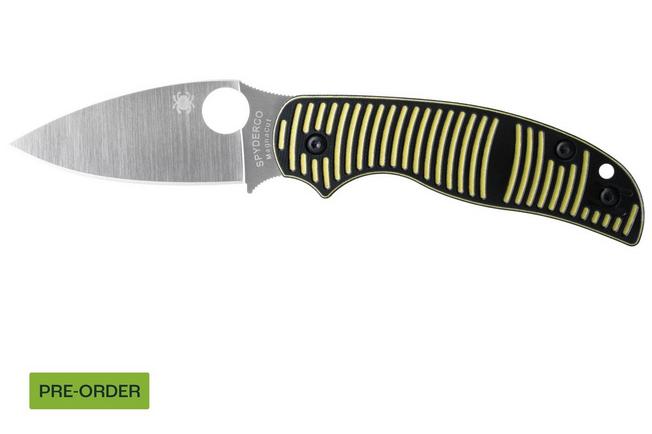 Afbeelding voor Spyderco Sage 5 Salt MagnaCut C123GPBKYLMC Yellow Black G10 zakmes