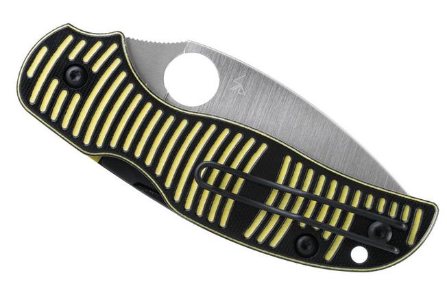 Afbeelding voor Spyderco Sage 5 Salt MagnaCut C123GPBKYLMC Yellow Black G10 zakmes