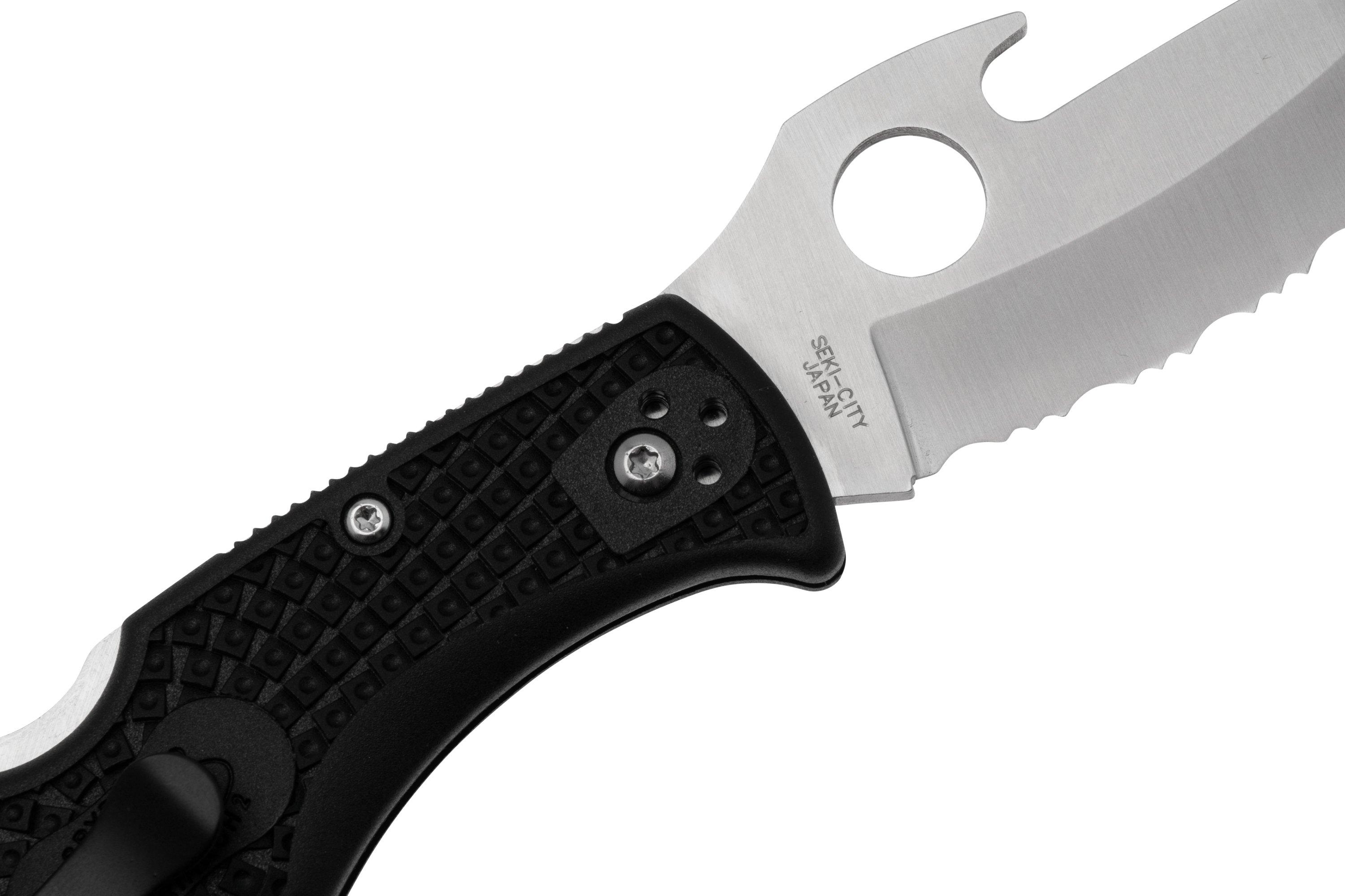 Spyderco Matriarch 2 Emerson Opener C12SBK2W Black FRN, coltello da ...