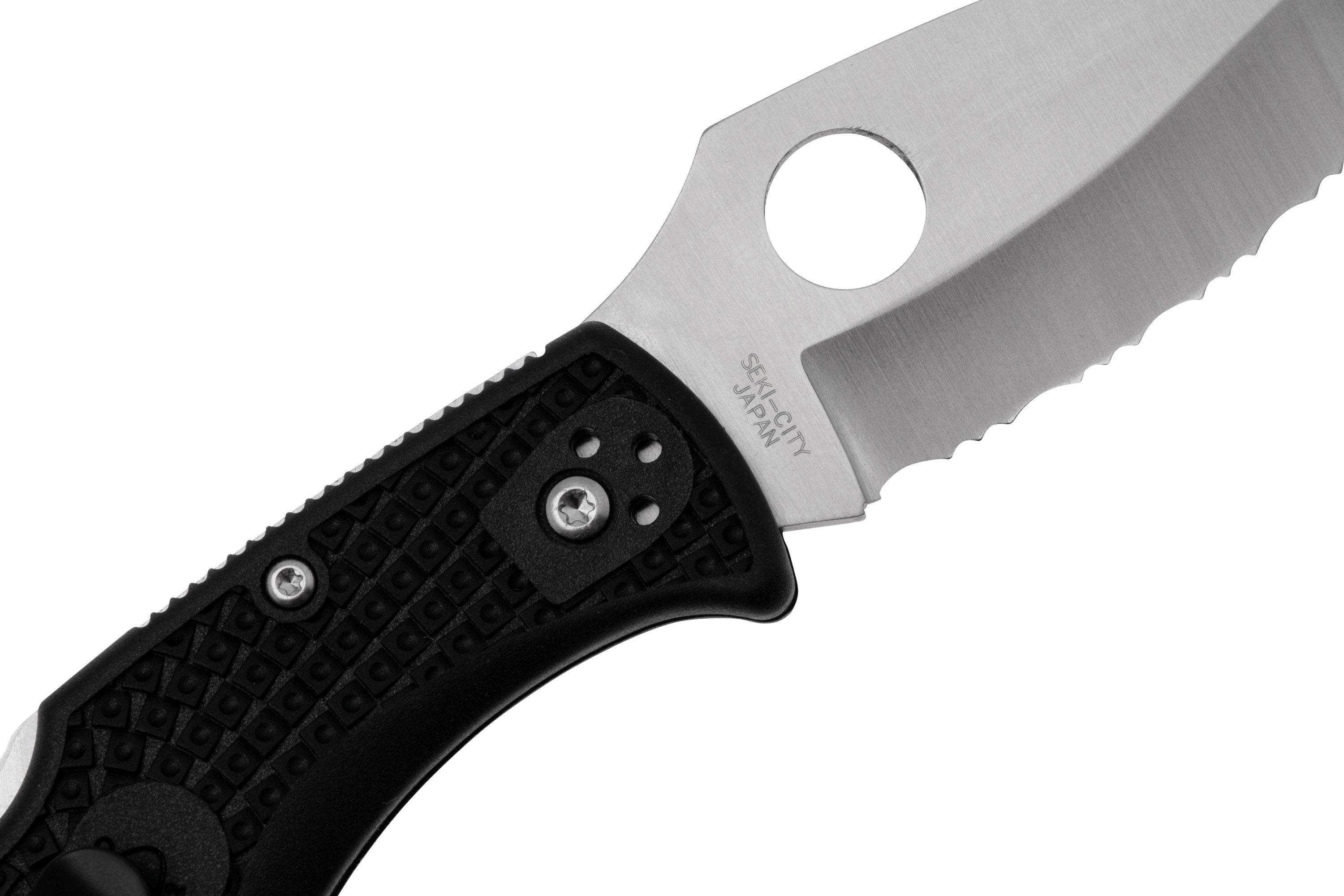 Spyderco Matriarch 2 C12SBK2 Black FRN, serrated pocket knife