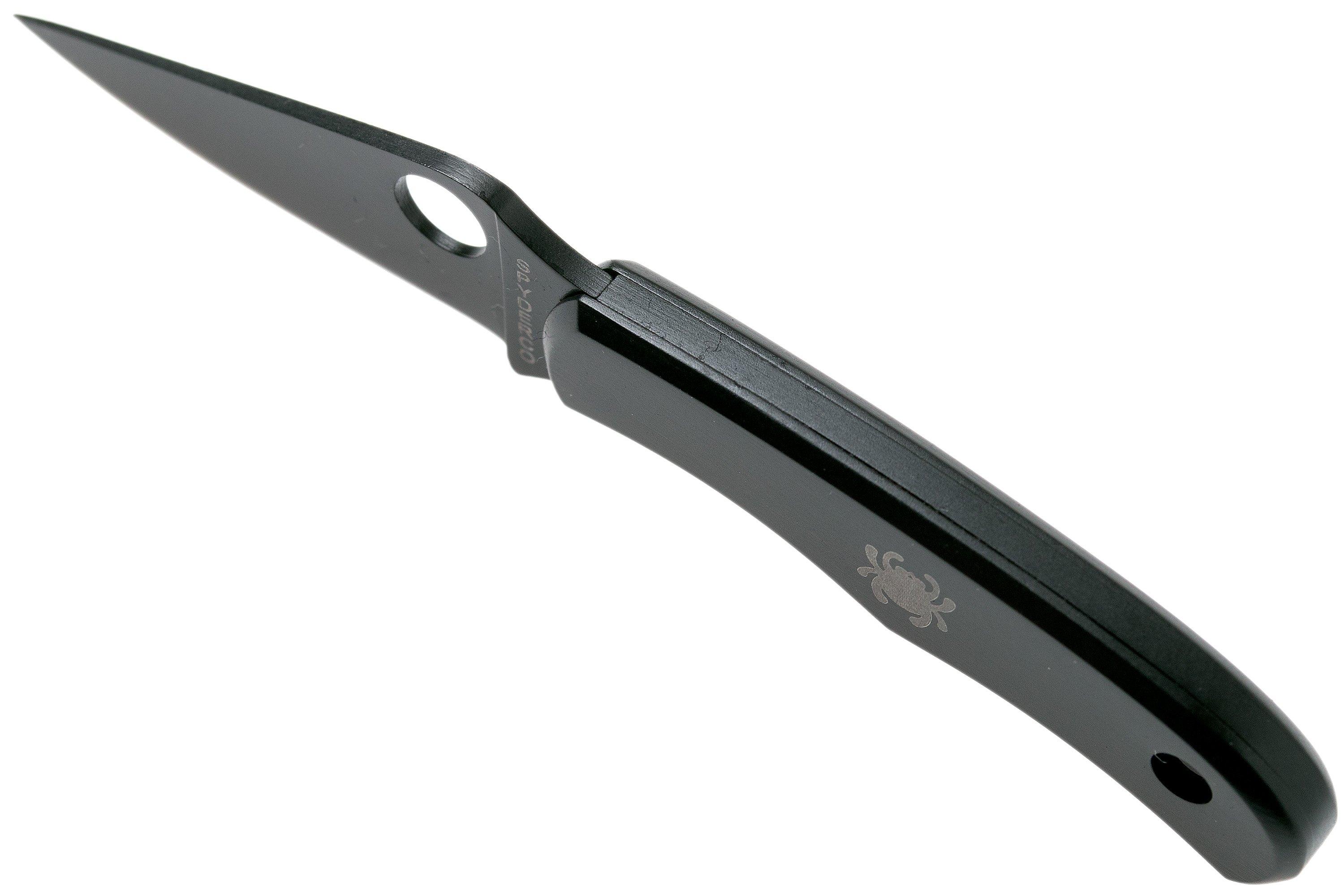 Spyderco Bug Black C133BKP keychain pocket knife | Advantageously