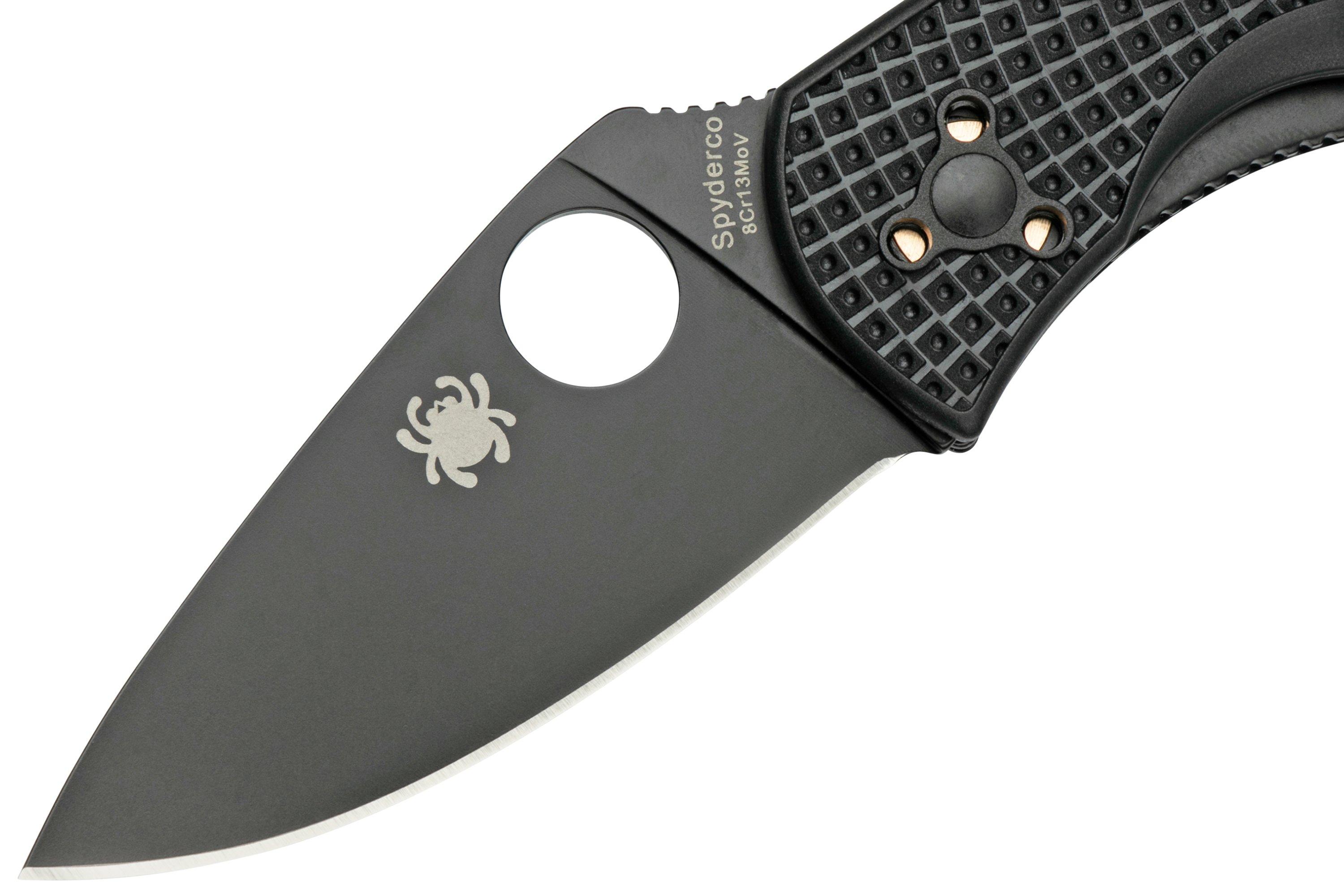 Spyderco Persistence Lightweight Black C1136PBBK FRN coltello da tasca ...