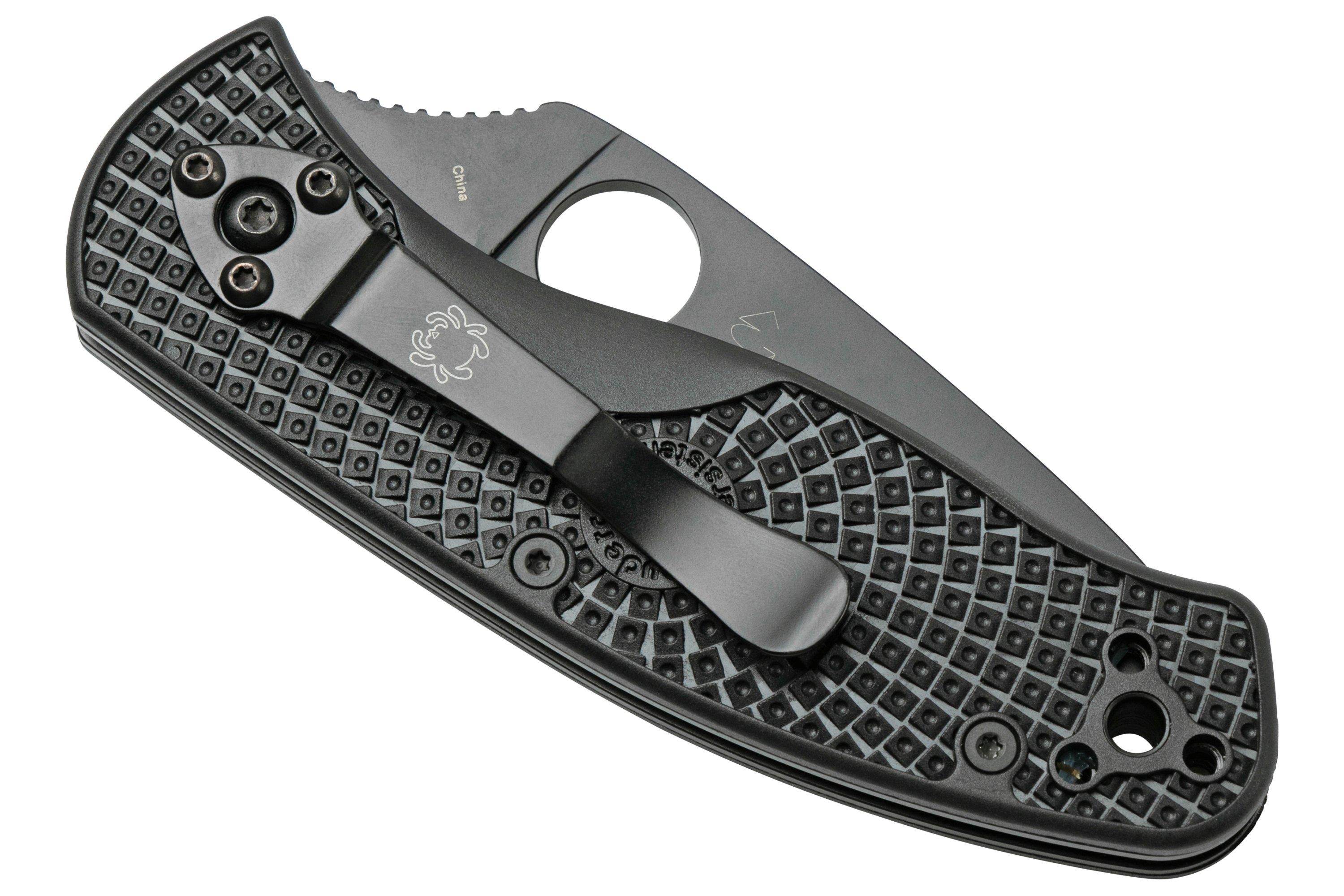 Spyderco Persistence Lightweight Black C1136PBBK FRN pocket knife ...