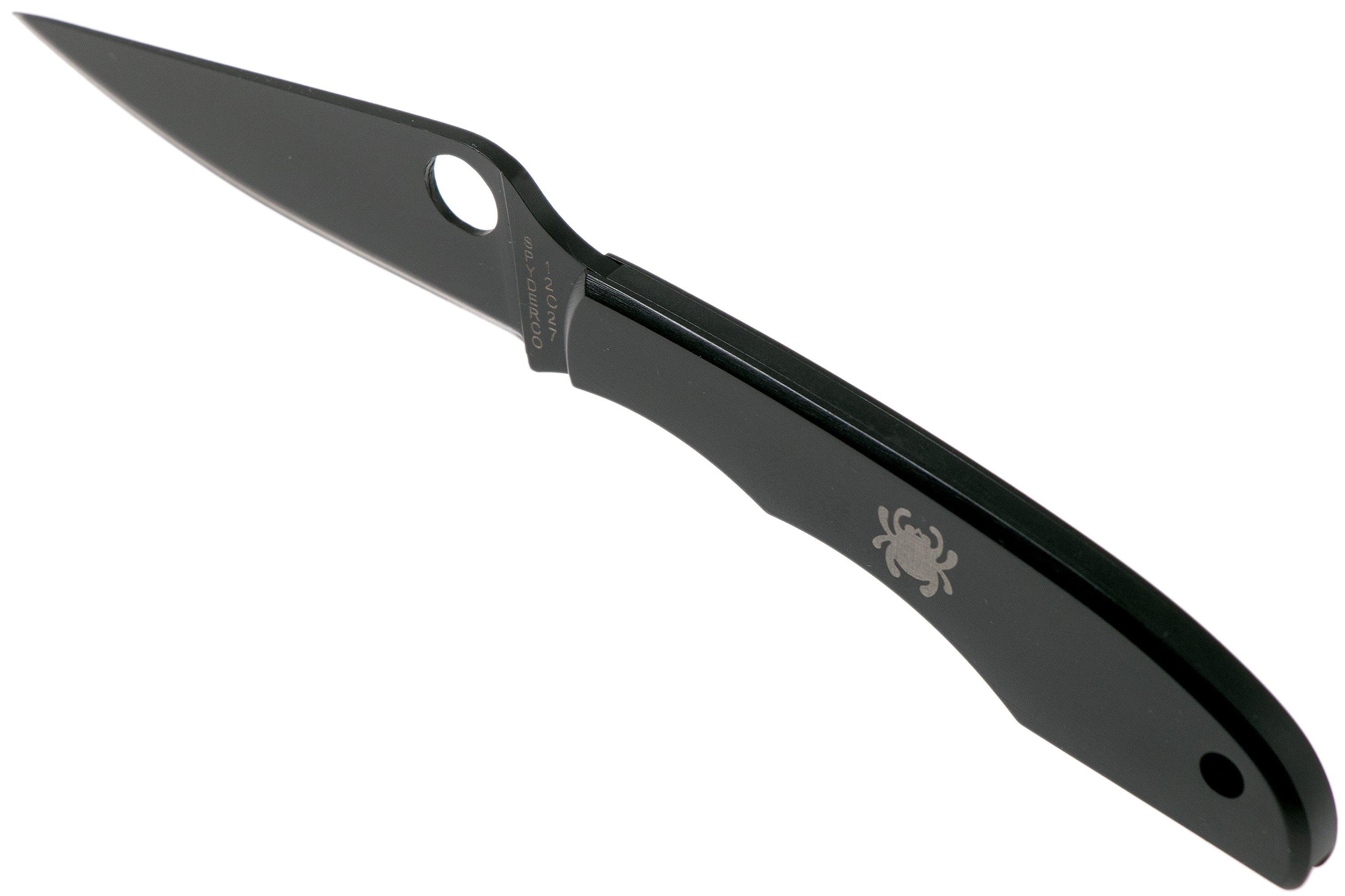 Spyderco Grasshopper Black C138BKP keychain pocket knife