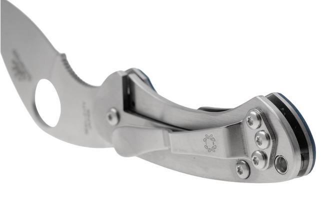 Image for Spyderco Balance CPM SPY27 C141GPCBL Cobalt Blue G10, Sprint Run pocket knife, Ed Schempp design