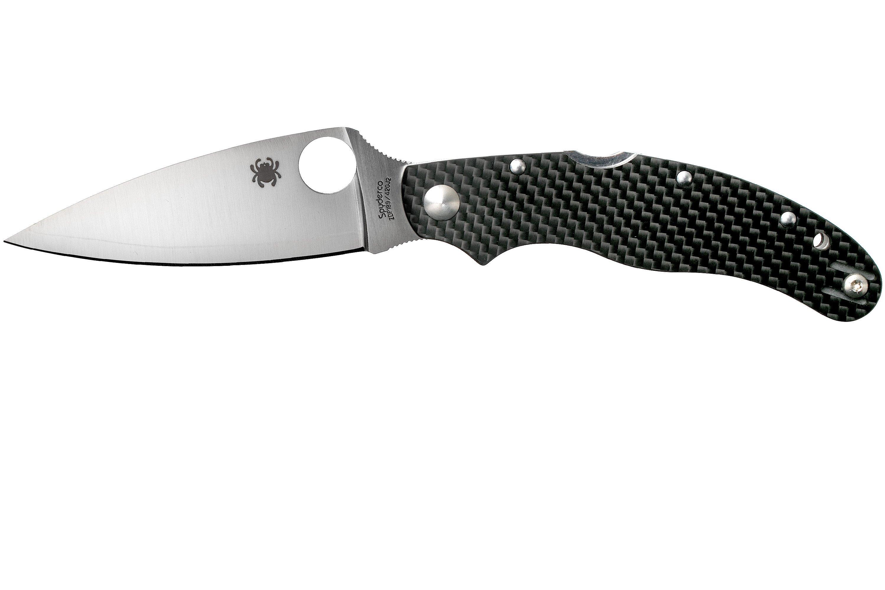 Spyderco Caly 3.5 ZDP189 C144CFPE pocket knife Advantageously