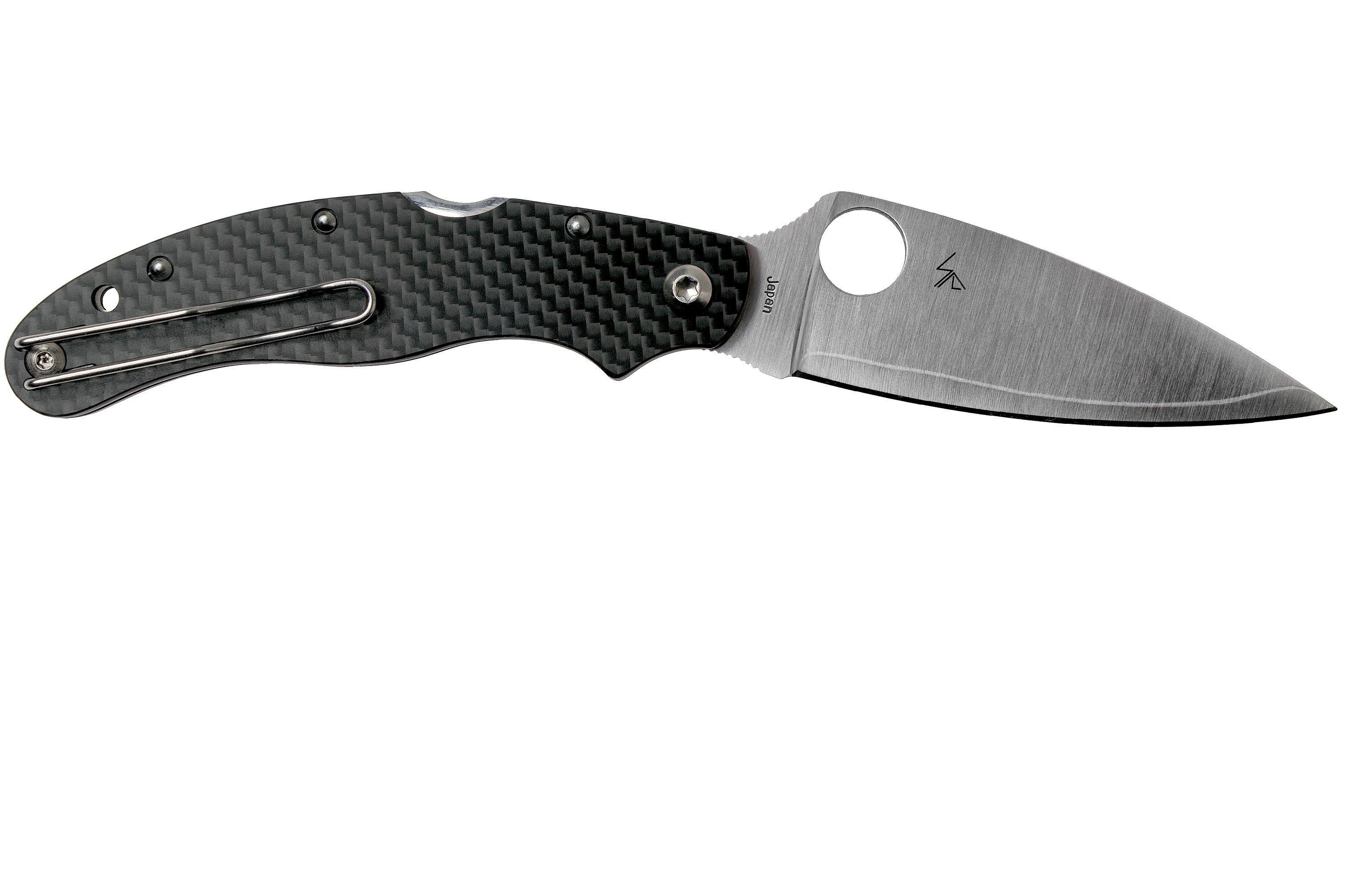 Spyderco Caly 3.5 ZDP-189 C144CFPE pocket knife | Advantageously