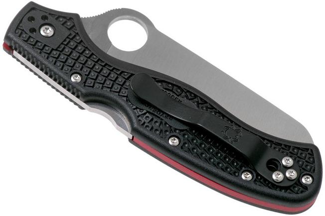 Spyderco Rescue 3 Lightweight Knife (Black) with Double-Sided Folding  Sharpener