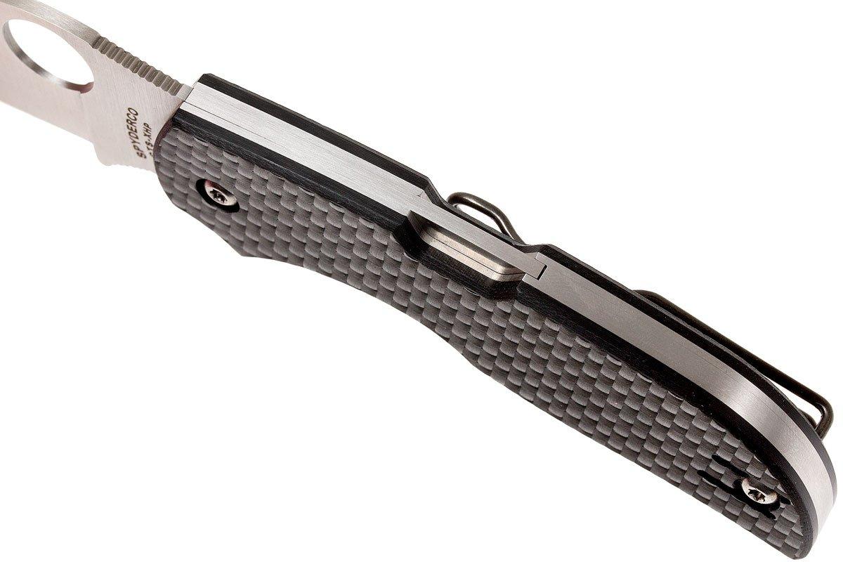 Spyderco Chaparral Carbon fibre C152CF pocket knife | Advantageously ...